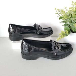 Anne Klein Black Loafers. iflex
